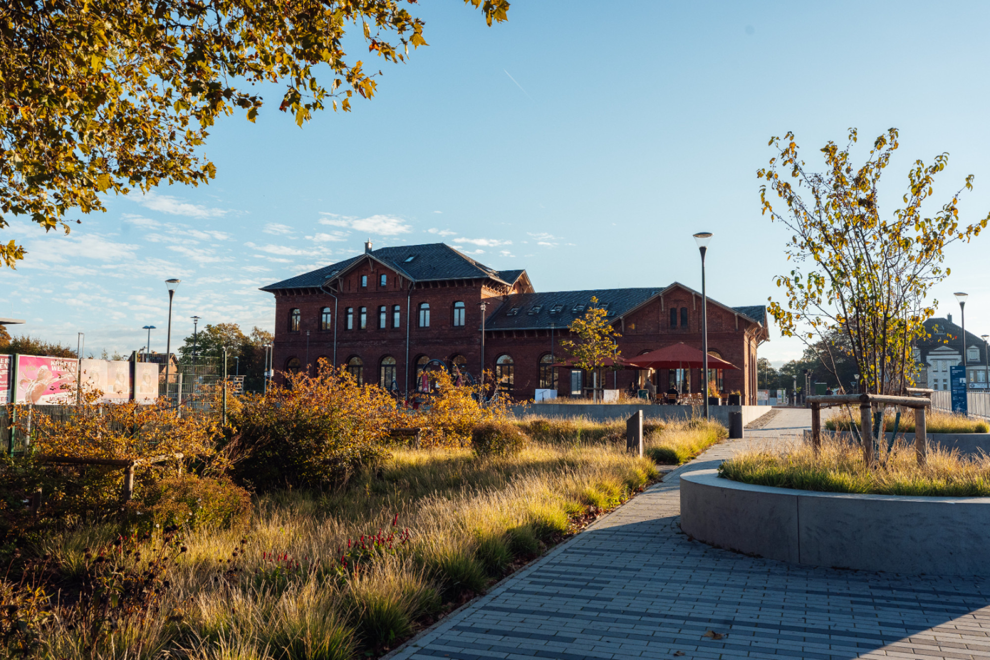 Das Gebäude des NRW-Wanderbahnhofs Dorsten. © mobil.nrw